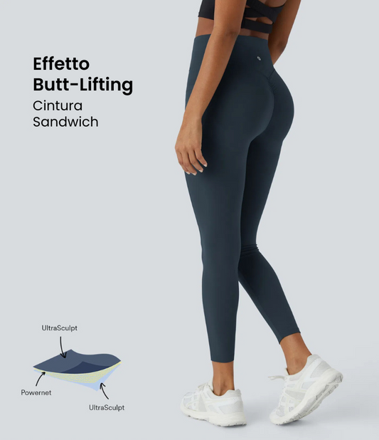 ColaLeg™ - Leggings Butt-Lifting con vita alta, tasche laterali, modellate per l'allenamento