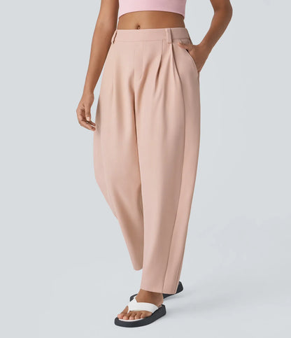 ColaTek Air V3™ - Pantaloni larghi con cintura alta, tasche laterali e gamba a barile