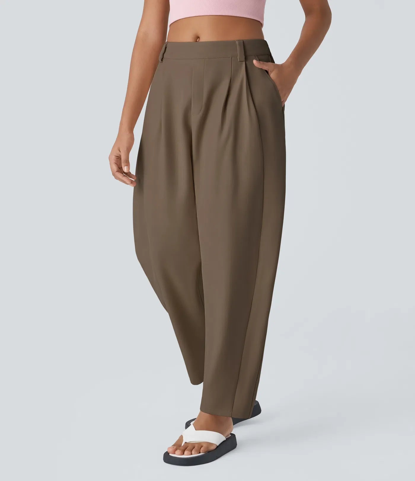 ColaTek Air V3™ - Pantaloni larghi con cintura alta, tasche laterali e gamba a barile